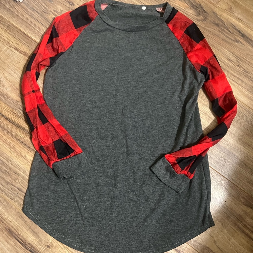 Red Buffalo Plaid shirt-XS/S